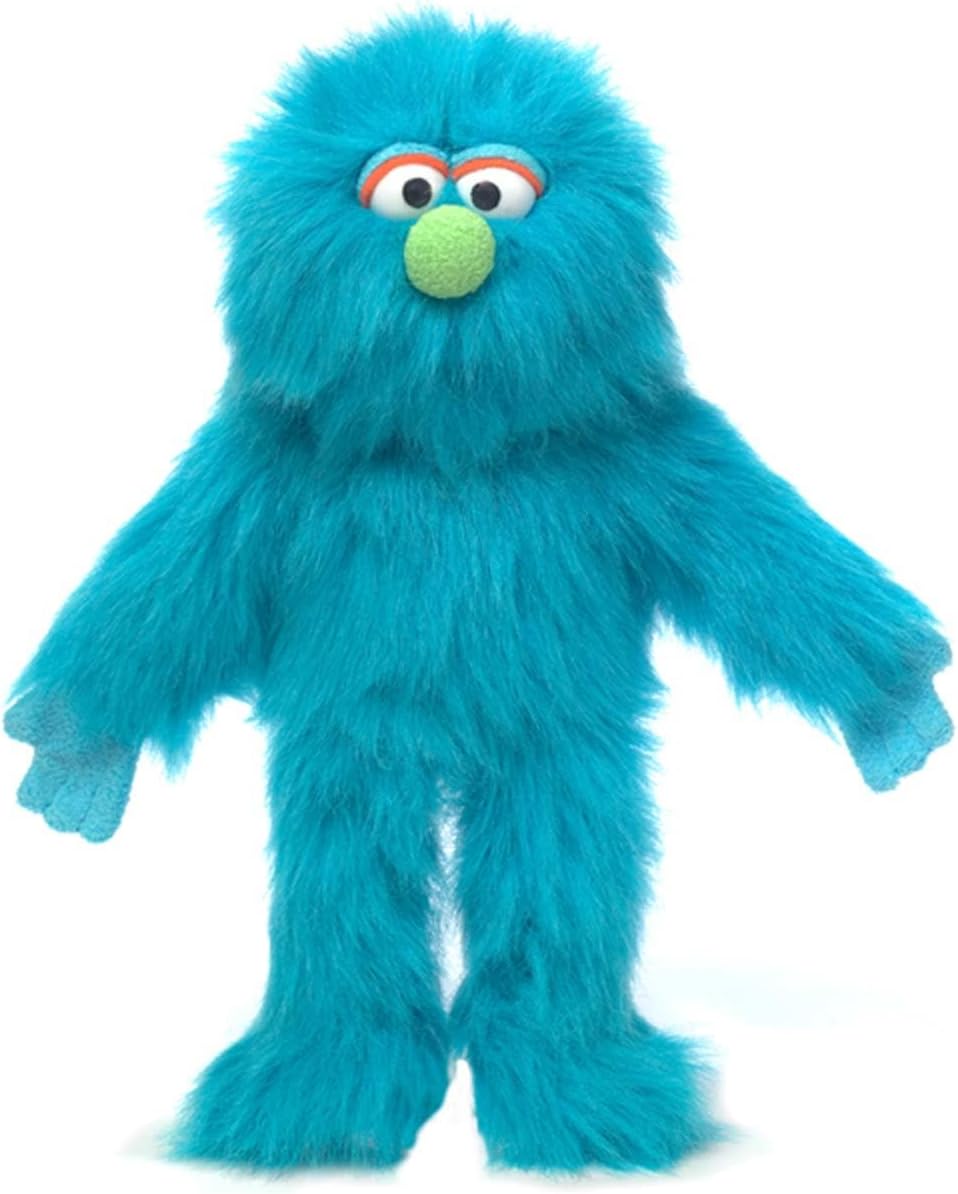 14" Blue Monster, Hand Puppet – Fun for Kids & Family