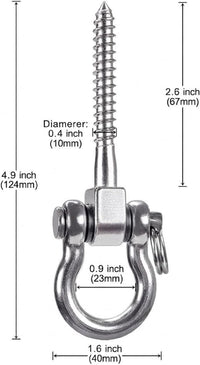 SELEWARE Heavy Duty Swing Hanger - U (5 inch, 2 Pack) - image 2