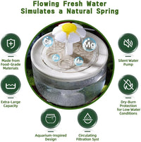 MANON ROSA Bird Bath for Parakeets - Clear Small - image 3