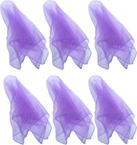 Hoerev pack of 6 colorful dancing and juggling scarves, 24 x 24 inch - view 7