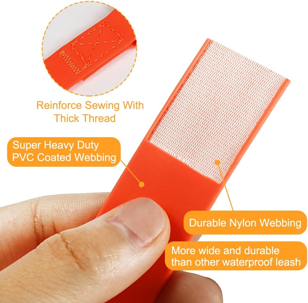 Vivifying Waterproof Long Dog Leash - 20ft / Orange - image 3