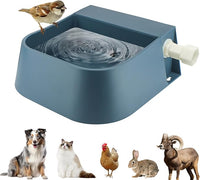 NAMSAN Automatic Dog Water Dispenser with Float Valve, 3/4'' Adapter, Outdoor Automatic Water Dispenser for Cats Chicken Animals, Goat Waterer, Livestock Water Trough
