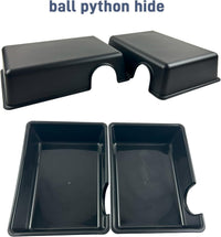Reptile Hide Cave, Snake Hide for Ball Python & Gecko - Black / Large (1 Count) - image 3