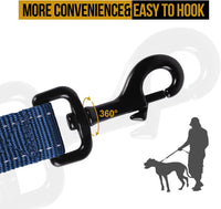 OneTigris No-Pull Dog Leash with Handle for Medium Large Dogs – Essentials for Dogs - Blue / 4FT - image 4