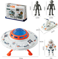 Wbzle space shuttle toy and rocket playset with astronauts, light and sound - view 17