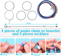 AIPRIDY 150 Pieces Charm Bracelet Making Kit - 150 Pieces - image 4