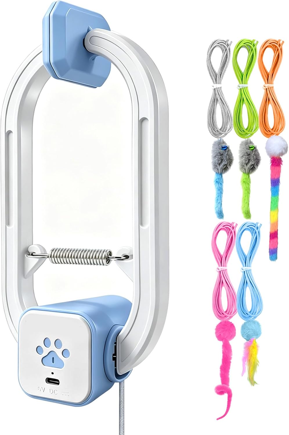 Automatic Interactive Cat Toy for Indoor Cats - Blue