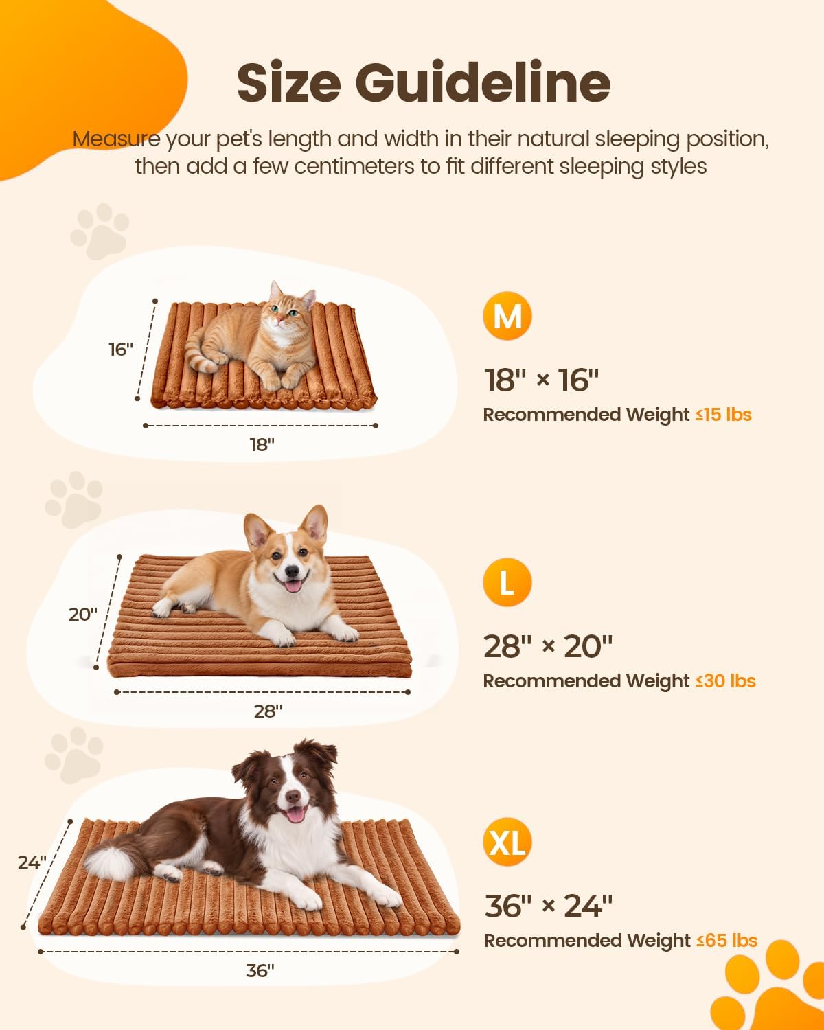 BurgeonNest Cat Heating Pad, Indoor Heated Cat Bed - Brown / M: 18 x 16 inches - image 2