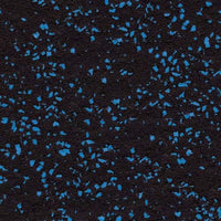 American Floor Mats - Extreme Rubber Gym Tiles - 1 Inch Thick Colorful Rubber Gym Tiles - Superior Shock and Sound Absorbing Tiles - 10% Blue 25 Tile Pack (Covers 100 Sq Ft)