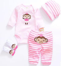 Tatu Reborn Baby Girl Doll Clothes 20-22 Inches Newborn Baby Girl 4