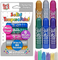 The Pencil Grip Kwik Stix NEON Solid Tempera Paint - Metallic