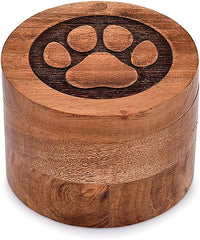 EDHAS Acacia Wood Decorative Urns Funeral Cremation Urn for Ashes - image 3