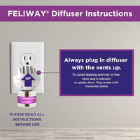 FELIWAY® Classic 30 Day Cat Calming Refill for Pheromone Diffuser, 48ml - Helps Reduce Common Signs of Stress in Cats & Kittens, Enhanced Calming