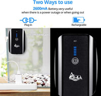 AQQA Aquarium Air Pump Battery Powered USB Rechargeable Aerator - 2.5W(0-140gal) - image 2