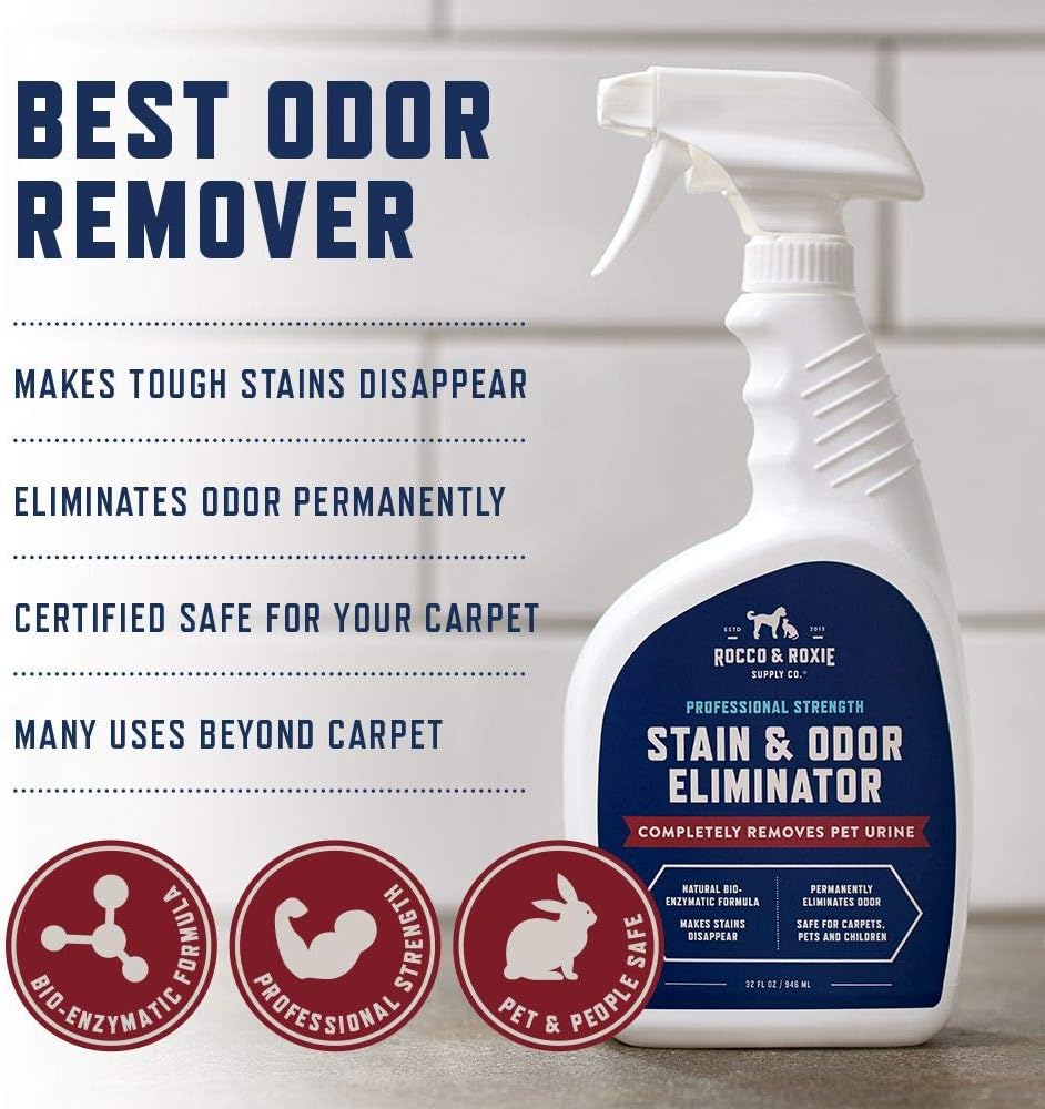 Rocco & Roxie Enzyme Stain & Odor Eliminator - Original / 128 Fl Oz (Pack of 1) - image 2