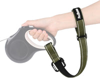 PetBonus Dog Leash Wrist Strap with Lockable Clip for Dog Retractable - Army Green / 1 Pack