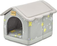 Dog House Indoor, L Size Indoor Dog House for Medium Dog – Essentials for Dogs - Gray / L