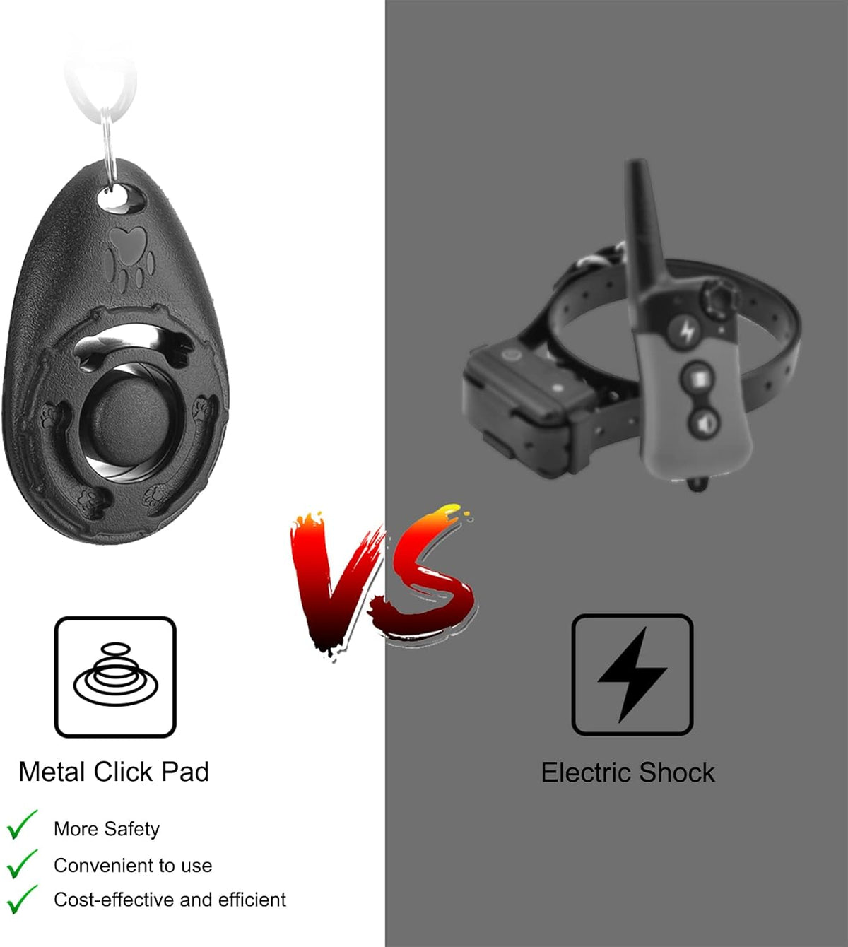 Diyife Dog Clicker for Training - Black and Water Lake Blue - image 3