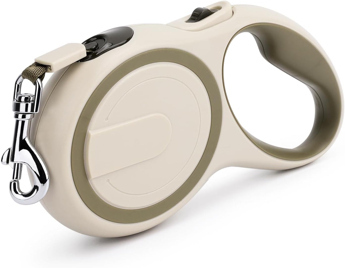 Segarty 26ft Dog Leash Retractable - Khaki / 16ft(up to 44 lbs)
