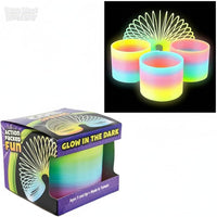 Rhode Island Novelty 3 Inch Glow-in-The-Dark Coil Spring - image 2