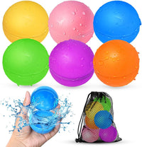 12Pcs Reusable Water Balloons - 6 PCS
