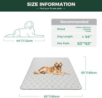 FXW Washable Pee Pads for Dogs, Puppy Pads with Super Absorbent, Specifically Designed for FXW Rollick/Homeplus 24inch 8 Panels Dog Playpen, 63" Square, Khaki, 2 Packs