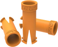 FXW Floor Protectors, Dog Playpen Accessories, Patented - Orange / Muffler Tubes
