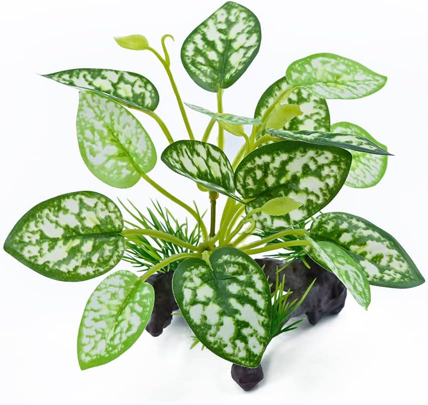 Reptile Artificial Plants, Terrarium Decorations Supplies – Essentials for Fish - A - image 3