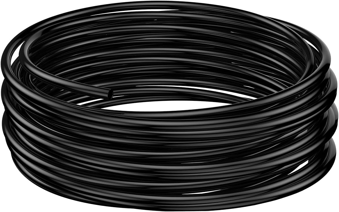 Pawfly Aquarium Airline Tubing 6.5 Feet Standard 3/16" Aquarium - Black / 82 Feet