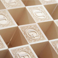 Uncle Goose Uppercase Alphablank Blocks, Made in The USA - image 3