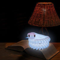 24in 3D Printed Snake Toys, Flexible 3D Printed Animal - Night Light Rainbow / 24in - image 4
