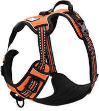 TRUE LOVE Adjustable No-Pull Dog Harness Reflective Pup Vest - L / Orange