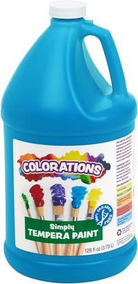 Colorations paraben-free orange tempera paint for kids, 1 gallon container - view 4