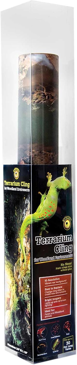 Galápagos Terrarium Background Clings, 11.125" x 36" - Woodland - image 3