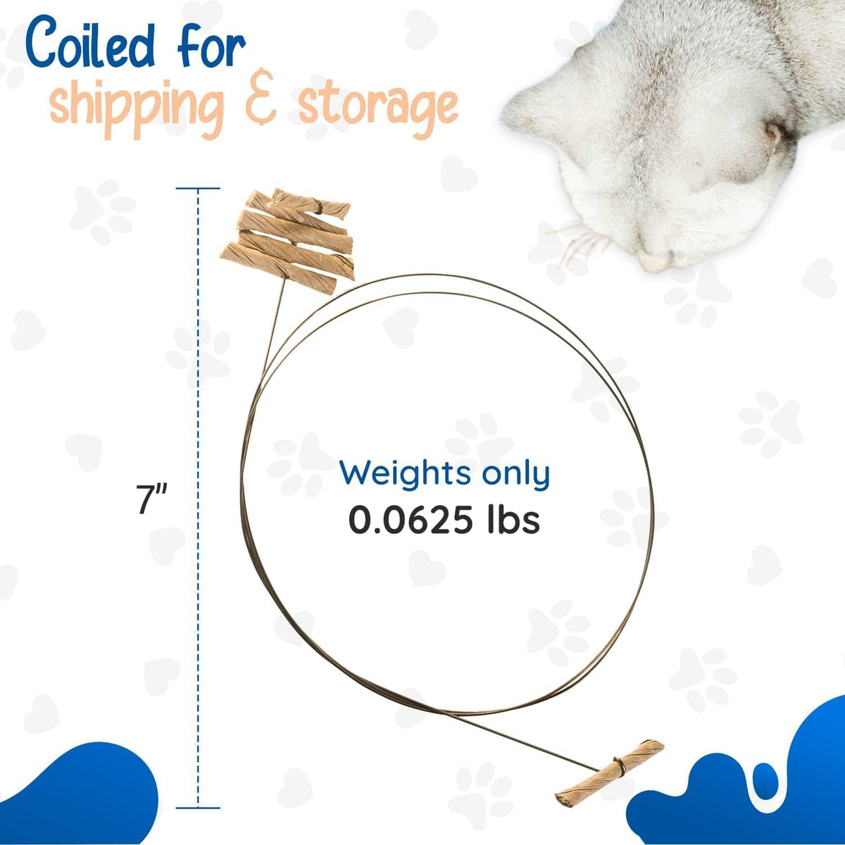 Cat Dancer Products 101 Interactive Cat Toy, Brown – Essentials for Cats - image 2