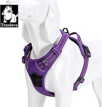 Truelove Adjustable No-Pull Dog Harness Reflective Pup Vest Harnesses Comfortable Control Brilliant Colors TLH5651(Purple,S)