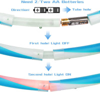 LED Hoop Dance Exercise Light Up Hoop for Kids Adults Children - 36in-90cm Blue - image 3