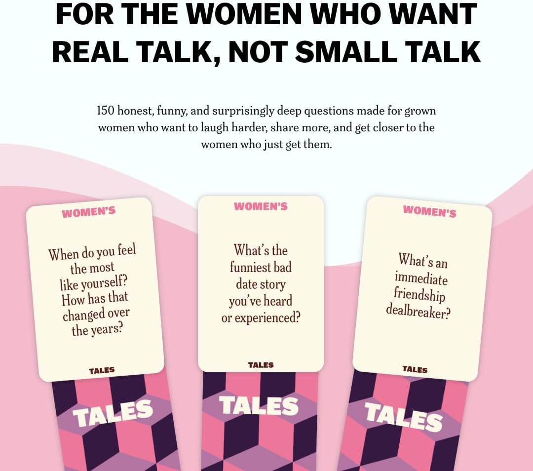 TALES 150 Conversation Cards, Create Meaningful Connections - Women's Edition - image 3