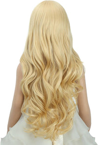 Edivd kids ginger wig with long orange wavy curls - view 16