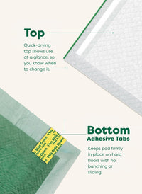 Regular Dog & Puppy Pee Pads, Max Absorbency - Clear View Top / Regular [L] 22"x23" 40ct - image 2