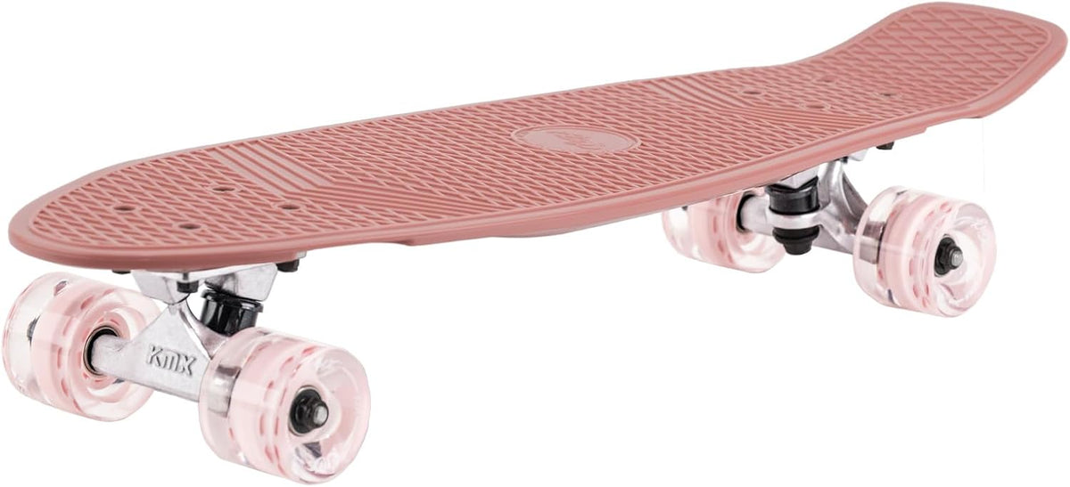 KMX Classic Retro Mini Cruiser Skateboard 22" & 27" for Boys Girls - Rose Pink / 27" - image 3
