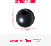 KONG Extreme Ball with Hole, Fetch Toy, Black - Small (Pack of 1) - image 2