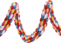 Bird Rope Perches,Parrot Toys 33 inches Rope Bungee Bird Toy[1 Pack] – Essentials for Birds - 33 inches - image 3