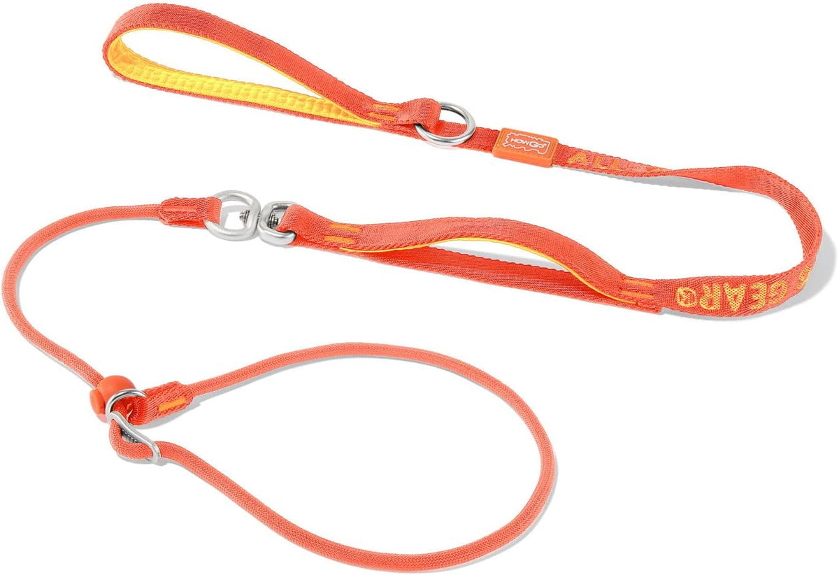 Slip Lead Dog Leash, 360°Swivel Anti-Tangle – Essentials for Dogs - Orange / 5.5FT
