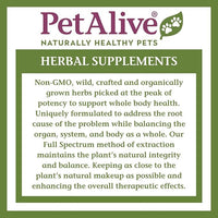 PetAlive EaseSure-S - Dog and Cat Calming Drops - Herbal Pet Supplement to Relax and Reduce Involuntary Muscle Movements, Twitching - Care for Cats and Dogs - 59 mL