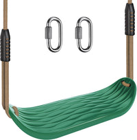SELEWARE Heavy Duty Swing Seat Replacement, Kids & Adults - Green, 1 Pack
