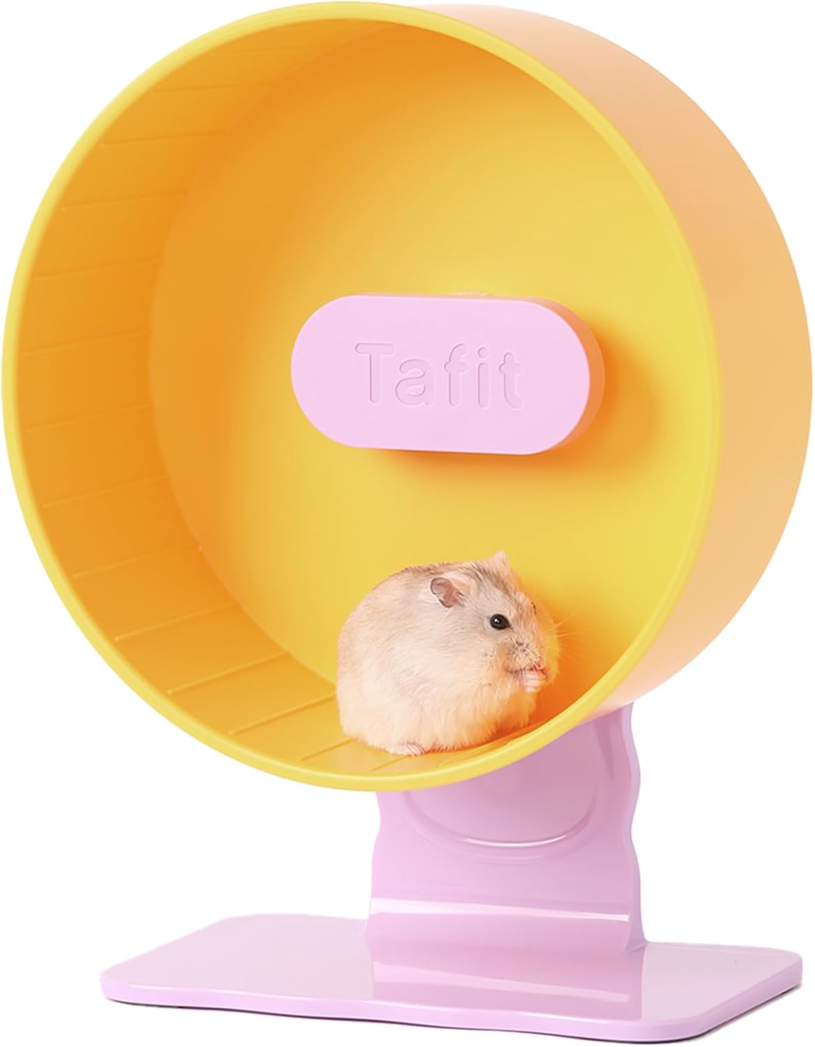 Super‑Silent Hamster Exercise Wheel - 8.7inch / Passionfruit Yellow
