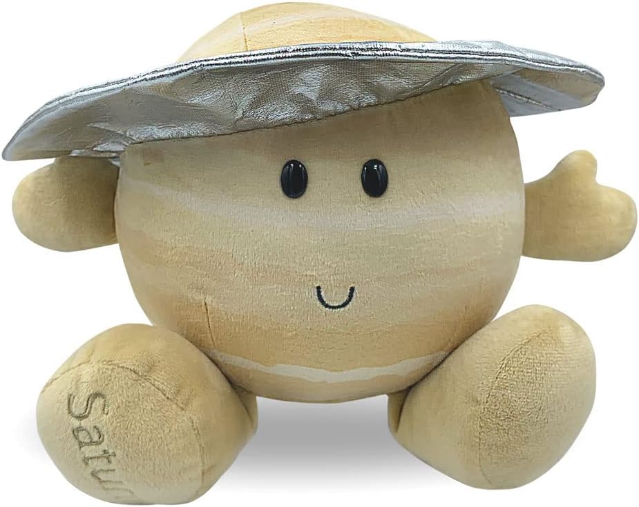 Celestial Buddies Saturn Buddy, 10" Soft Stuffed Plush
