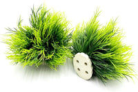 Aquarium Plants Fish Tank Decorations 2pcs Small Size/3.5inch - 2pcs/Green - image 4