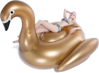 Jasonwell Giant Inflatable Flamingo Swan Pegasus Pool Float Summer - Gold / 3X-Large - image 3